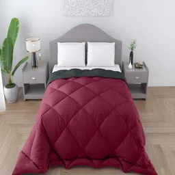 tundwal's Red & Black Heavy Winter Single Bed Comforter-9