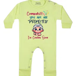 Arvesa Congrats All Are Promoted Coming Soon Printed Bodysuit-image-93