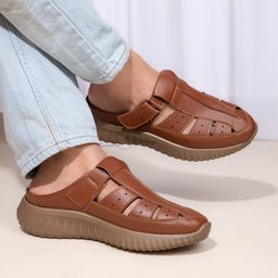 The Roadster Lifestyle Co Men Roman Shoe Style Sandal-image-89