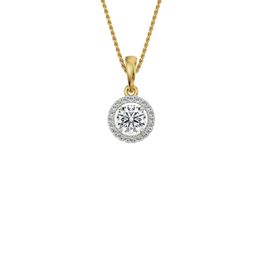 Emori 2 CT Bianca Halo Round Lab Diamond Pendant-12