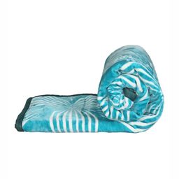 tundwal's Blue & White Geometric Mink Heavy Winter Double Bed Blanket-image-89