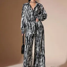 DressBerry Dyed Long Sleeves Shirt With Palazzo-image-8