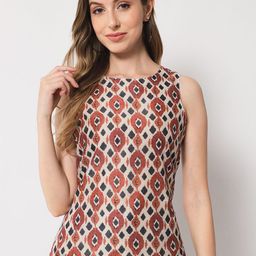 CHARMGAL Women Abstract Printed Top-picture-37