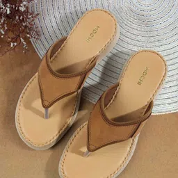 Mochi Women Colourblocked Open Toe Flats-77