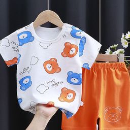 Bold N Elegant Unisex Kids Printed T-shirt with Shorts-picture-27