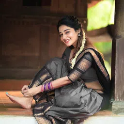 R K INFINITIVE Woven Design Semi-Stitched Lehenga & Unstitched Blouse With Dupatta-1