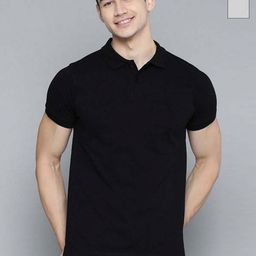 Organic Chics Pack Of 2 Polo Collar Dri-FIT Slim Fit T-shirts-image-78