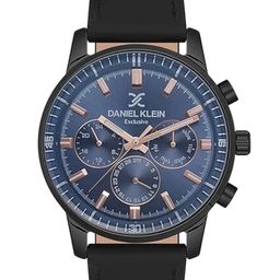 Daniel Klein Exclusive Men Patterned Dial & Leather Straps Analogue Watch DKX.1.13528-5-picture-17