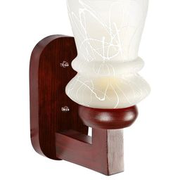 Somil Premium Designer Glass Wall / Night Lamp Elegant & Stylish Dcor Accent for Modern Interiors, color- White, Size:- 17 X 25 X 26.5 CM-image-86