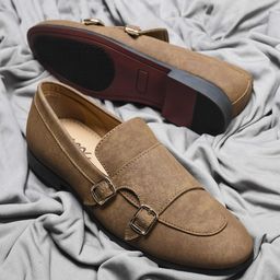 WAVE WALKER Men Suede Loafers-image-88