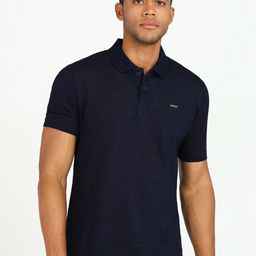 Provogue Men Polo Collar Pockets Slim Fit T-shirt-image-86