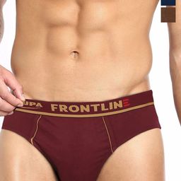 Rupa Frontline Pack Of 3 Assorted Basic Briefs Frontline-Expando-Plain-3-picture-17