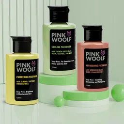 PINK WOOLF Neem Tea Tree French Green Clay Face Wash-120ml-20