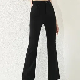 Next One Women Cotton Smart Bootcut High-Rise Stretchable Jeans-image-72
