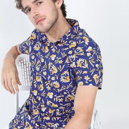 HIGHLANDER Men Printed Slim Fit Shirt-image-32