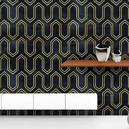 ArtzFolio Printed UV-Resistant Anti-Bacterial Deco Geometric Pattern Peel & Stick Wallpaper-image-30