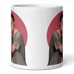 Mr UVD White & Brown Graphic Printed Ceramic Glossy Mug 350 ml-image-72