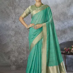Mitera Pure Cotton Chanderi Saree-picture-9