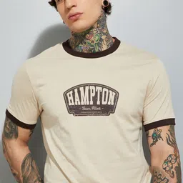 max Typography Printed Regular Fit Pure Cotton T-shirt-image-79