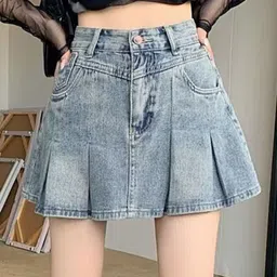 StyleCast x Revolte A-Line Above Knee Skirt-image-33