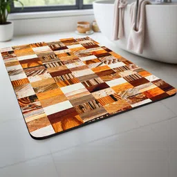 IVAZA White 1850 GSM Silicone Bath Rugs-image-57