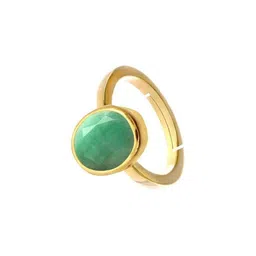 GenZcomplex Gold-Plated Brass Finger Ring-11