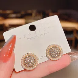 AKISON JEWELS Circular Studs Earrings-51