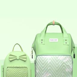 Polka Tots Set Of 2 Mama Mini Luxe Duo Diaper Bag-13