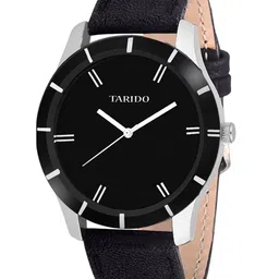 TARIDO Men Dial & Textured Straps Round Reset Time Analogue Watch TD1143SL01-58