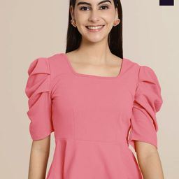 Tromko Women Pack of 2 Puff Sleeve Top-image-57
