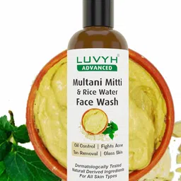 LUVYH Advanced Multani Mitti & Rice Water Face Wash- 100Ml-42