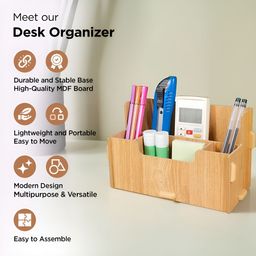 UMAI Brown Set of 1 Regular Separator Organisers image 3