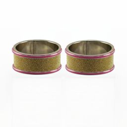 Vidhya Kangan Gold-Toned Stainless Steel Bangles-image-47