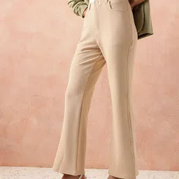 All About You Formals Women High-Rise Boot Cut Trousers-picture-20