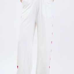 Styli Women Printed Straight Fit Mid-Rise Wide Leg Trousers-picture-10