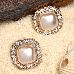 Bohey by KARATCART Contemporary Studs Earrings-44