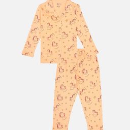Bodycare Boys Graphic Printed Full Sleeve Pure Cotton Night suit-image-21