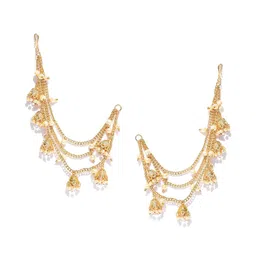 YouBella Gold-Plated Contemporary Ear Chain-39
