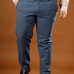 Muffynn Men Relaxed Straight Leg Straight Fit Formal Trousers-image-99