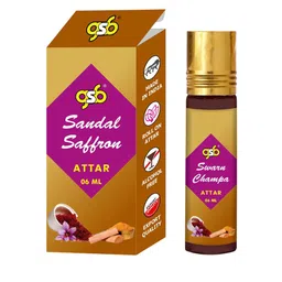 GSB Sandal Saffron Alcohol Free Long Lasting Attar - 6 ml-19