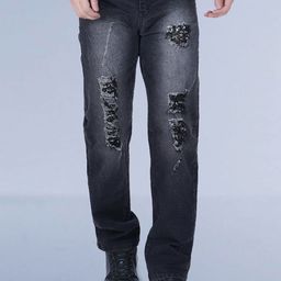 COMFITS Men Classic Highly Distressed Light Fade Jeans-image-97