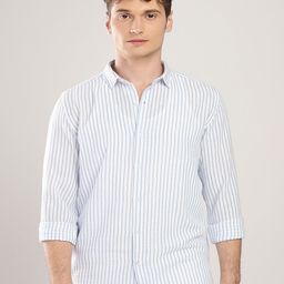 THE BEETEL HOUSE Men Comfort Opaque Striped Casual Shirt-picture-25