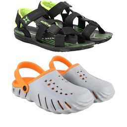 RIFOF Men Black Sandals-image-55