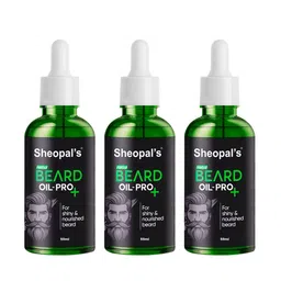Sheopal's Set Of 3 Herbal Beard Growth Oil Pro+ - 50 ml-7