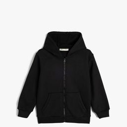 Koton Boys Solid Hooded Sweatshirt-image-24