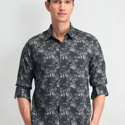 U.S. Polo Assn. Denim Co. Men Spread Collar Abstract Printed Cotton Slim Fit Casual Shirt-image-79