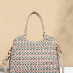 ROMOFY Oversized Shoulder Bag with Cut Work-22