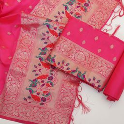 Suha Floral Printed Unstitched Dress Material-picture-27