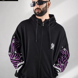 COMICSENSE Men Anime Printed Tokyo Revengers Brahman Solar Activated Oversized Sweatshirt-image-30