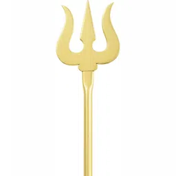 MEMOIR Gold Toned Brass Pooja Metalware-28